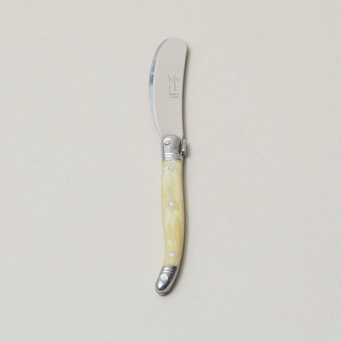 Laguiole Mini Spreader, Pale Horn