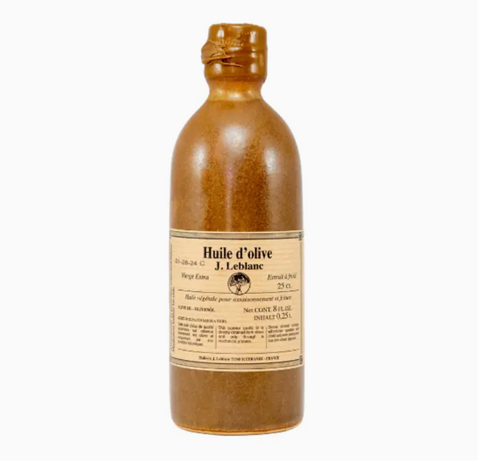 Leblanc Stone Bottle Extra Virgin Olive Oil 8oz