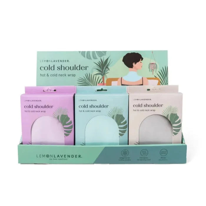 The DM Merchandising Lemon Lavender Hot & Cold Neck Wrap delivers soothing, targeted relief exactly where you need it most.