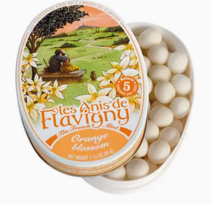 Les Anis De Flavigny All Natural Orange Mints 1.8oz