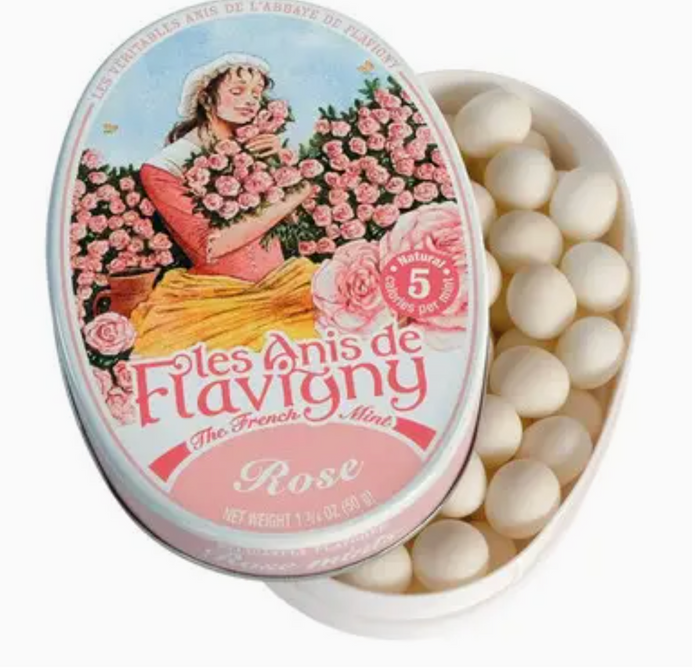 Les Anis De Flavigny All Natural Rose Mints 1.8oz