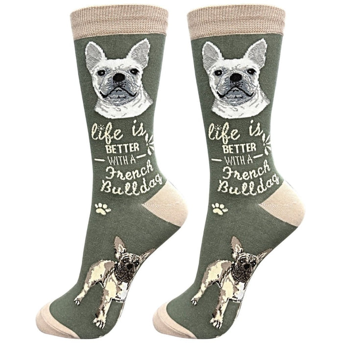 "Life Is Better With A French Bulldog Unisex Socks - Life Is Better With A French Bulldog Unisex Socks"