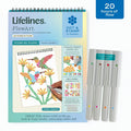 This Lifelines FlowArt Stamp-By-Shape, Secret Garden offers a relaxing and creative way to enjoy mindful art.
