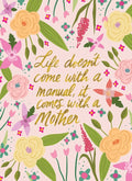 Life's Manual Mother's Day Card