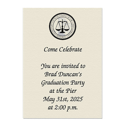 Lincoln Memorial University Duncan School of Law Personal Notecard