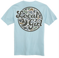 LOCAL GIRL CAMO PATCH LCF BLUFF SS TEE CHAMBRAY