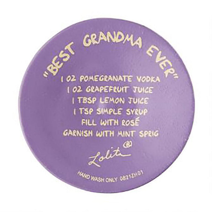 "Lolita : Wine Glass Best Grandma Ever -"