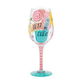 "Lolita : Wine Glass Best Mom Ever -"
