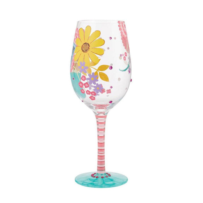 "Lolita : Wine Glass Best Mom Ever -"