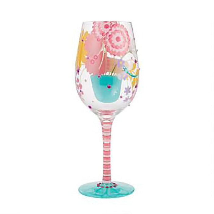 "Lolita : Wine Glass Best Mom Ever -"