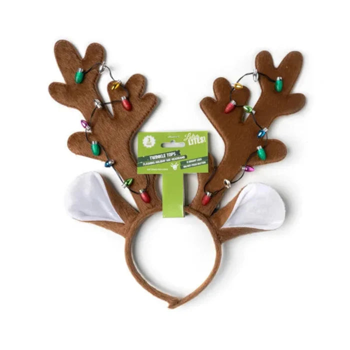 DM Merchandising Lotsa LITES Twinkle Tops flashing LED holiday hat headbands