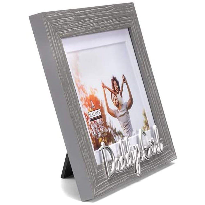 "Malden : 4 x 6 / 5 X 7 \"Daddy's Girl\" Expressions Picture Frame - Gray -"