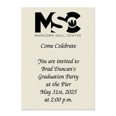 Maricopa Skill Center Personal Notecard