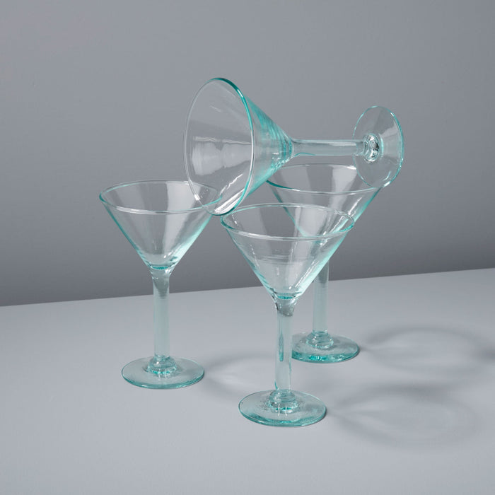 Martini Glass (recycled glass)