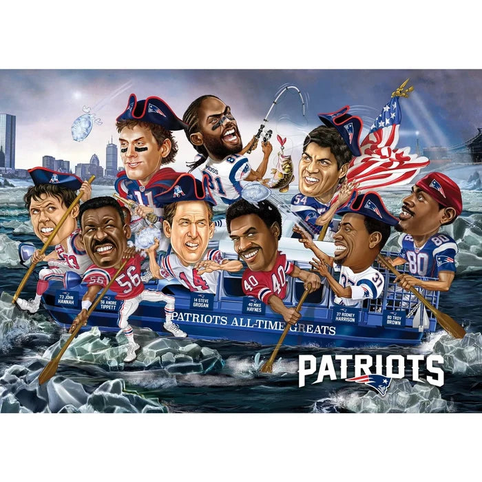 Masterpieces Puzzle Inc : New England Patriots - All-Time Greats 500 Piece Puzzle