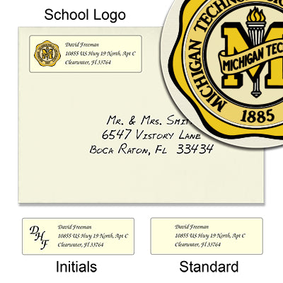 Michigan Technological University Return Address Labels