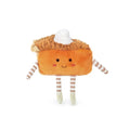 Cute pumpkin pie plush stuffed toy with a festive fall-inspired design