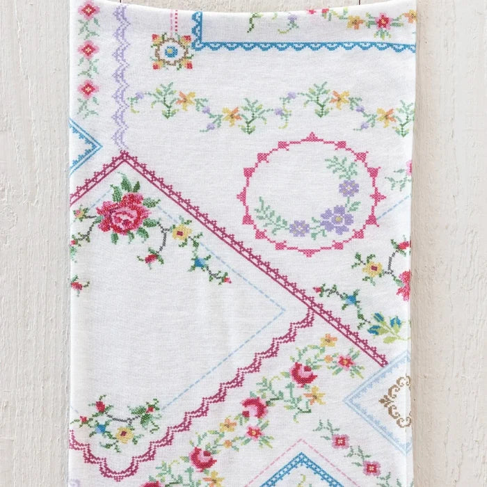 Floral cotton boho bandeau showcasing a colorful design, ideal for enhancing casual or bohemian looks.