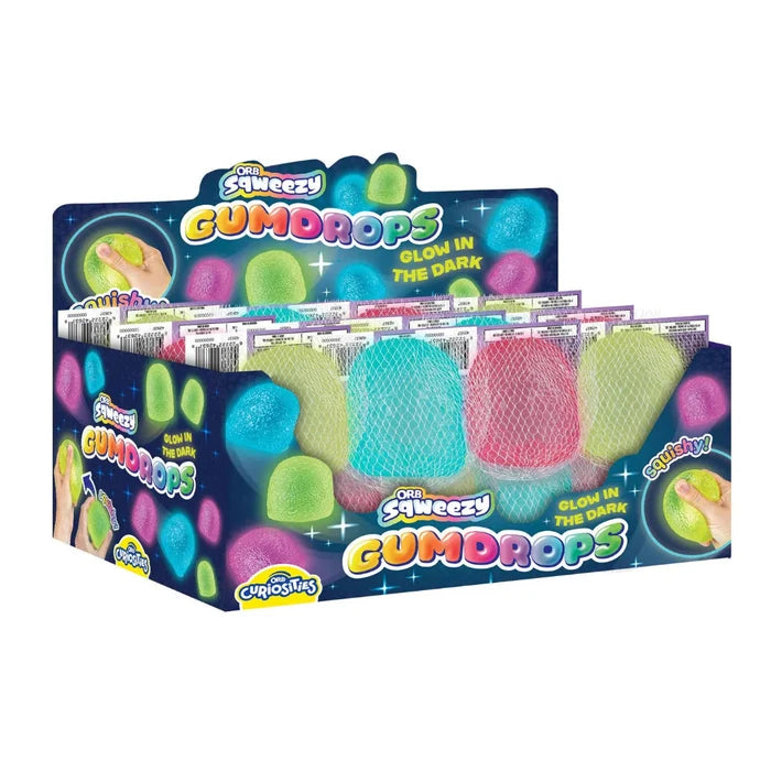 Orb Toys Glow in the Dark Gumdrops Sensory Squishy Toy