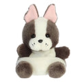 Palm Pals Beau French Bulldog plush front view with embroidered face and perky ears