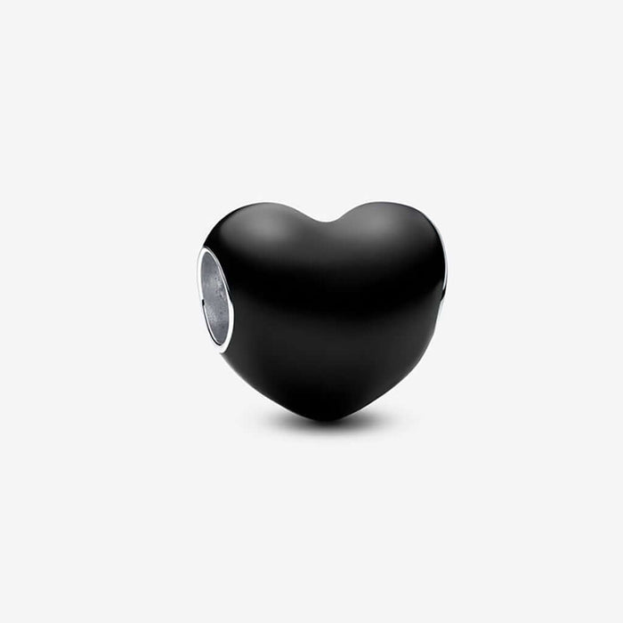 Pandora Black Heart charm- Pandora charm-Pandora Jewelry-Gifts for Her-Pandora near me-Charm bracelet
