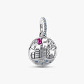 Chicago skyline dangle charm featuring an iconic city-inspired design