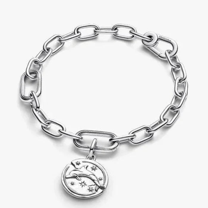 Dolphin Medallion Charm featuring a detailed dolphin design