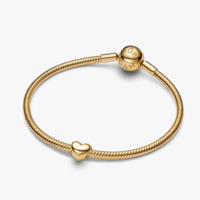 This Pandora Heart Mini Charm adds a timeless symbol of love and affection to your jewelry collection.