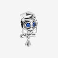 "PANDORA : MOMENTS Wise Owl Graduation Charm with Blue Crystal -"
