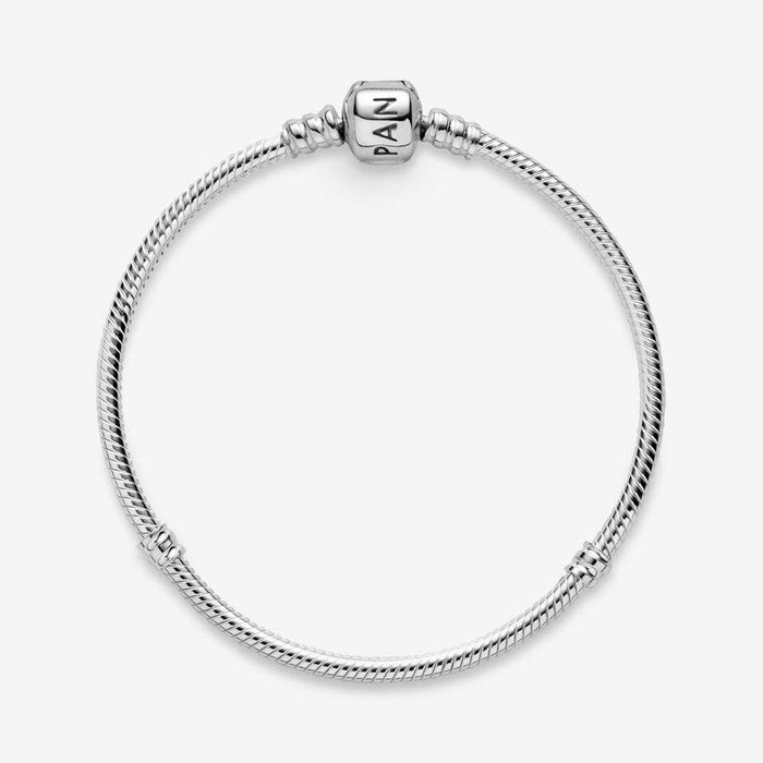 "PANDORA : Pandora Moments Snake Chain Bracelet in Silver -"