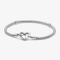 "PANDORA : Pandora Moments Studded Chain Bracelet -"