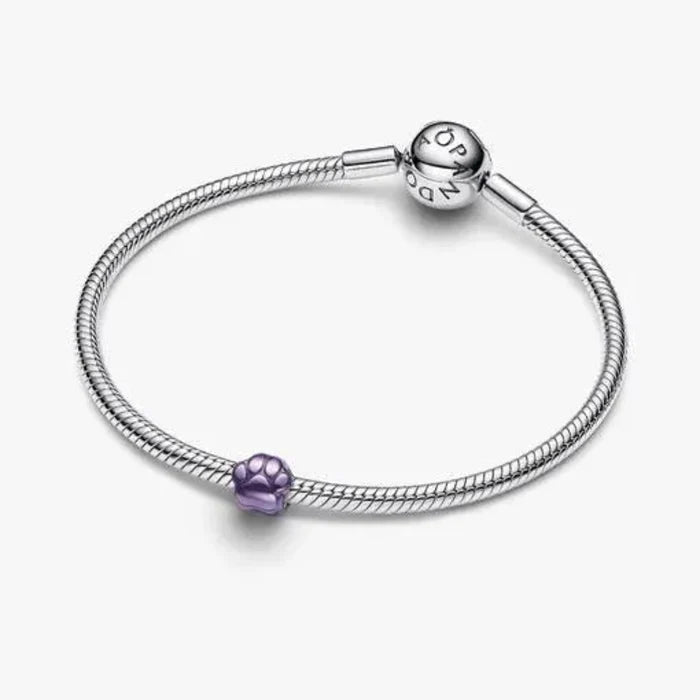 Purple Paw Mini Charm featuring a cute purple paw design