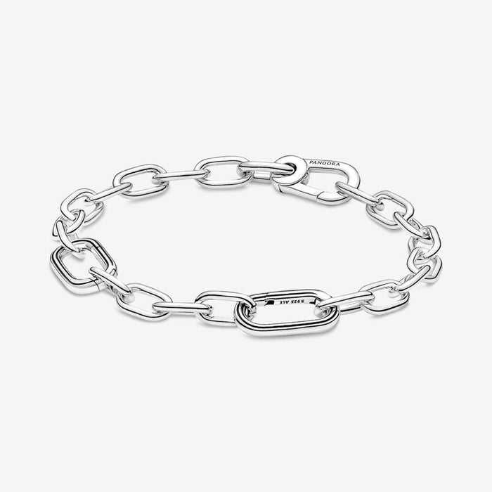 "PANDORA : Pandora ME Link Chain Bracelet with 2 Connectors in Sterling Silver -"