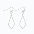 The sculpted open-drop silhouette adds graceful dimension without overwhelming your look.