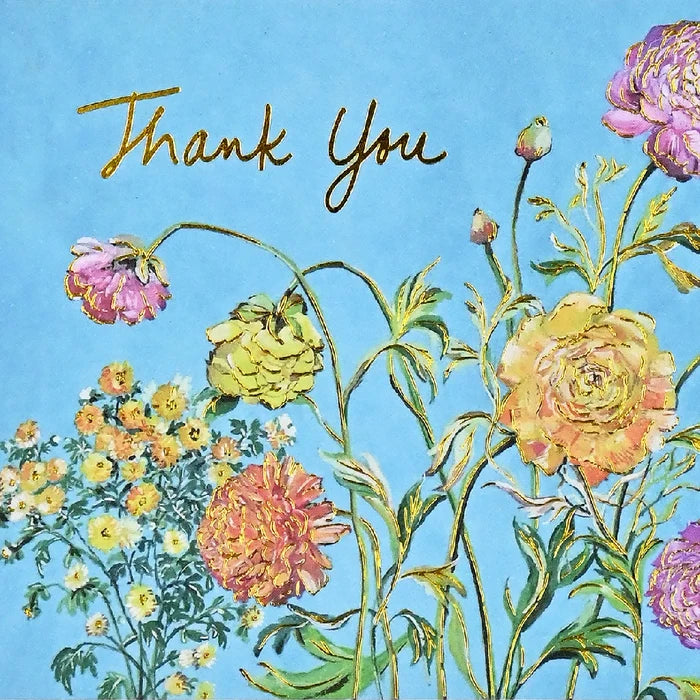 Peter Pauper Press Garden Blooms Thank You Notes boxed stationery set with floral garden design