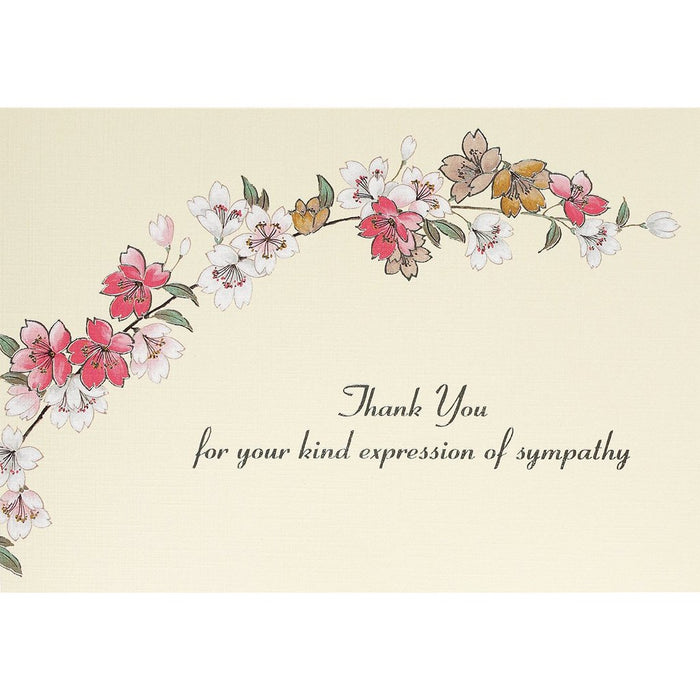 Peter Pauper Press : Thank You Notes - Sympathy Floral - Peter Pauper Press : Thank You Notes - Sympathy Floral
