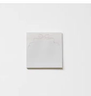 Pink Bow Sticky Notes