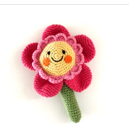 Plush Flower Rattle