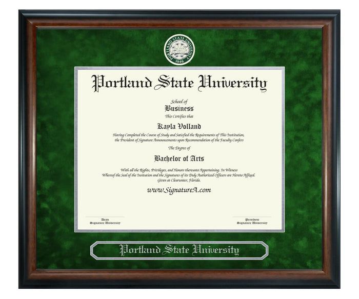 Portland State University Diploma Frame (SN)