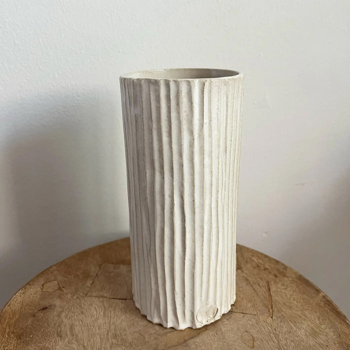 Ribbed Vase 10 inch