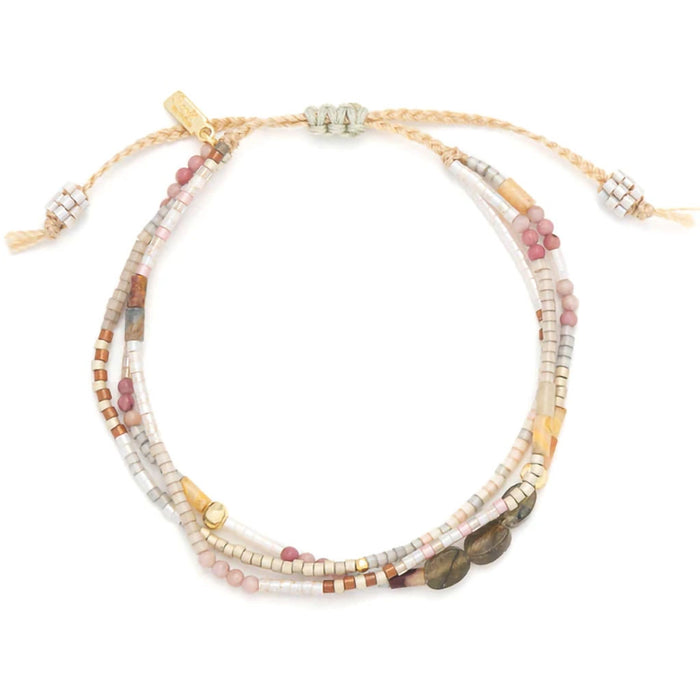 Scout Curated Wears : Mixed Media Bracelet - Magic/Labradorite/Gold at Annie's Hallmark