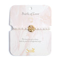 Elegant bracelet featuring lustrous pearls, symbolizing love and connection, perfect for special occasions or everyday wear.