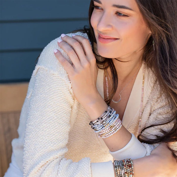 Scout Curated Wears : Stone Wrap: Tourmalinated Quartz - Stone of Protection - Scout Curated Wears : Stone Wrap: Tourmalinated Quartz - Stone of Protection