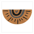 Semi Circle Door Mat - Sun