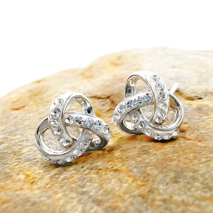 Shanore : Trinity Earrings with SW Crystals