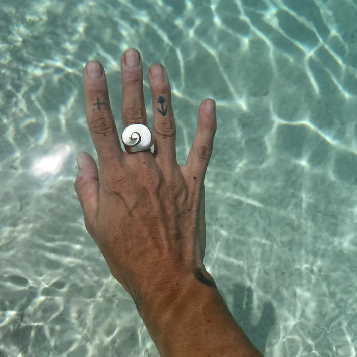 Shell Ring Silver
