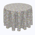 Silver 3D Paisley Rounds