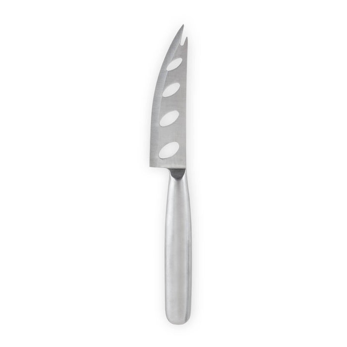 Silver Perforated Polished Stainless Steel Cheese Knife
