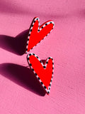 Small Heart Stud Earrings
