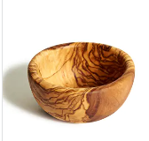 Small Olive Wood Dipping Bowl